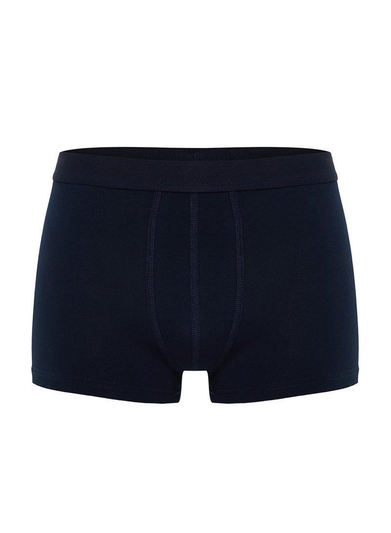 trendyol Navy Blue 3 Pack Flat Boxer - Image 4