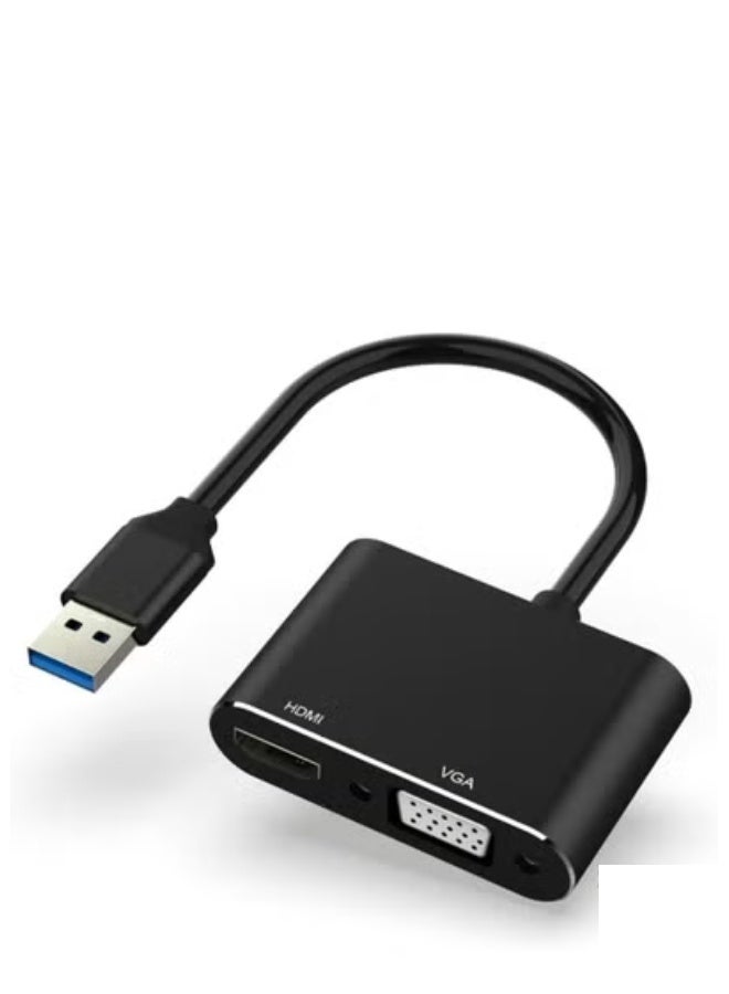 TIGER USB to HDMI VGA Adapter – 1080P USB 3.0/2.0 to HDMI VGA Converter, Compatible with Windows, Mac, and Android Devices - Image 2