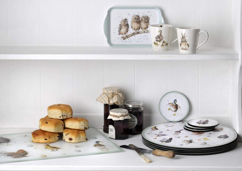Pimpernel Wrendale Designs Large Handled Tray, Woodland Creatures - Cottagecore Kitchen Decor - Melamine Serveware Tray for Snacks, Breakfast, Tea - Dishwasher Safe - Great Gift for Animal Lovers - Image 2