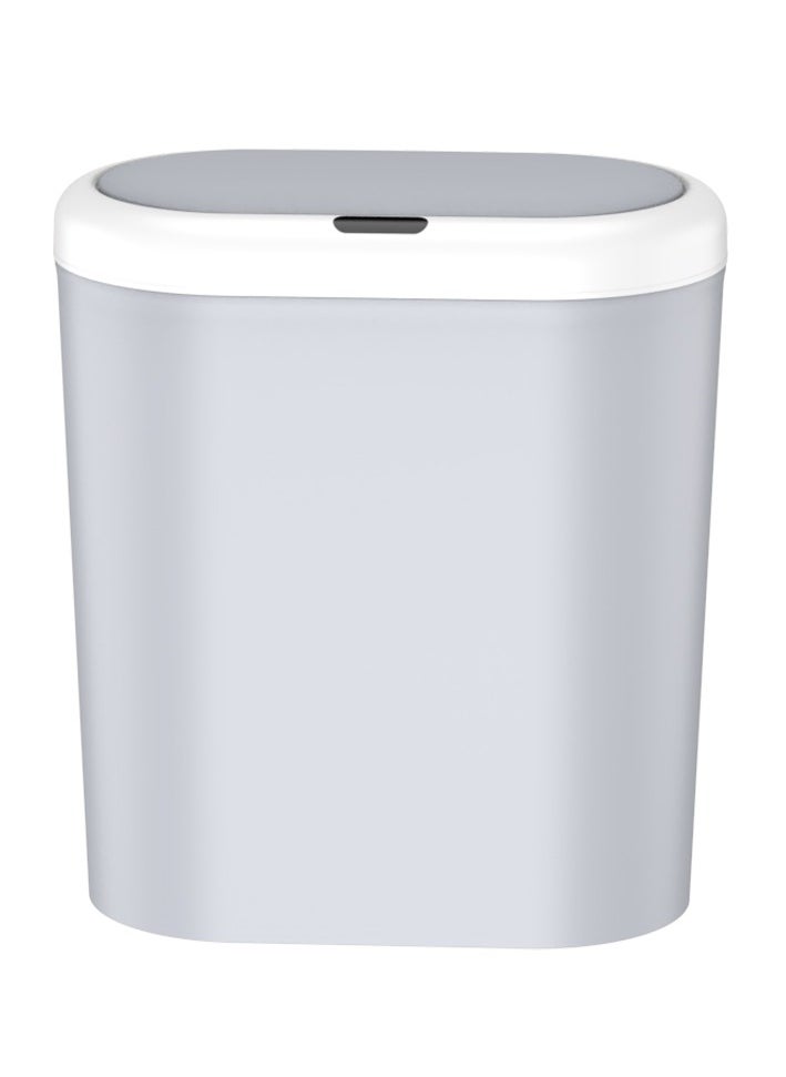 Generic Bathroom Trash Can 15L Waterproof Motion Sensor Small Bathroom Trash Can with Lid Slim Plastic Narrow Bedroom Garbage Can  - Image 2