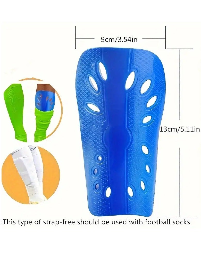 Spall 1 pair Breathable Soccer Shin Guards for Adults - Protective Gear for Football - Plastic Leg Protectors with Superior Comfort and Protection - Image 2