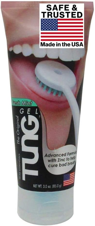 Peak Essentials The Original TUNG Brush TUNG The Original Gel Tongue Cleaner Fresh Mint 85 gram - Image 1