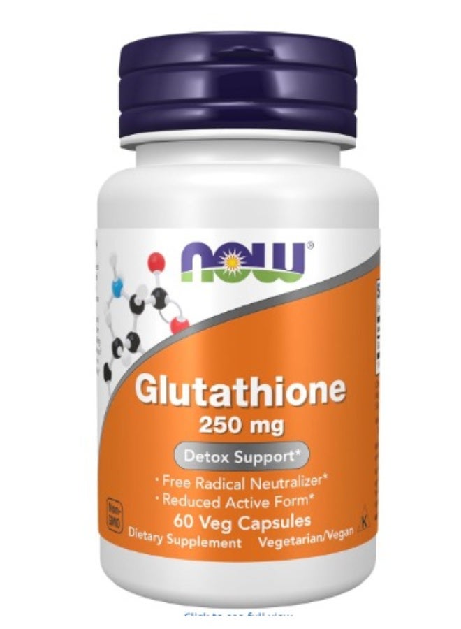 NOW Foods, Glutathione, 250 mg, 60 Veg Capsules