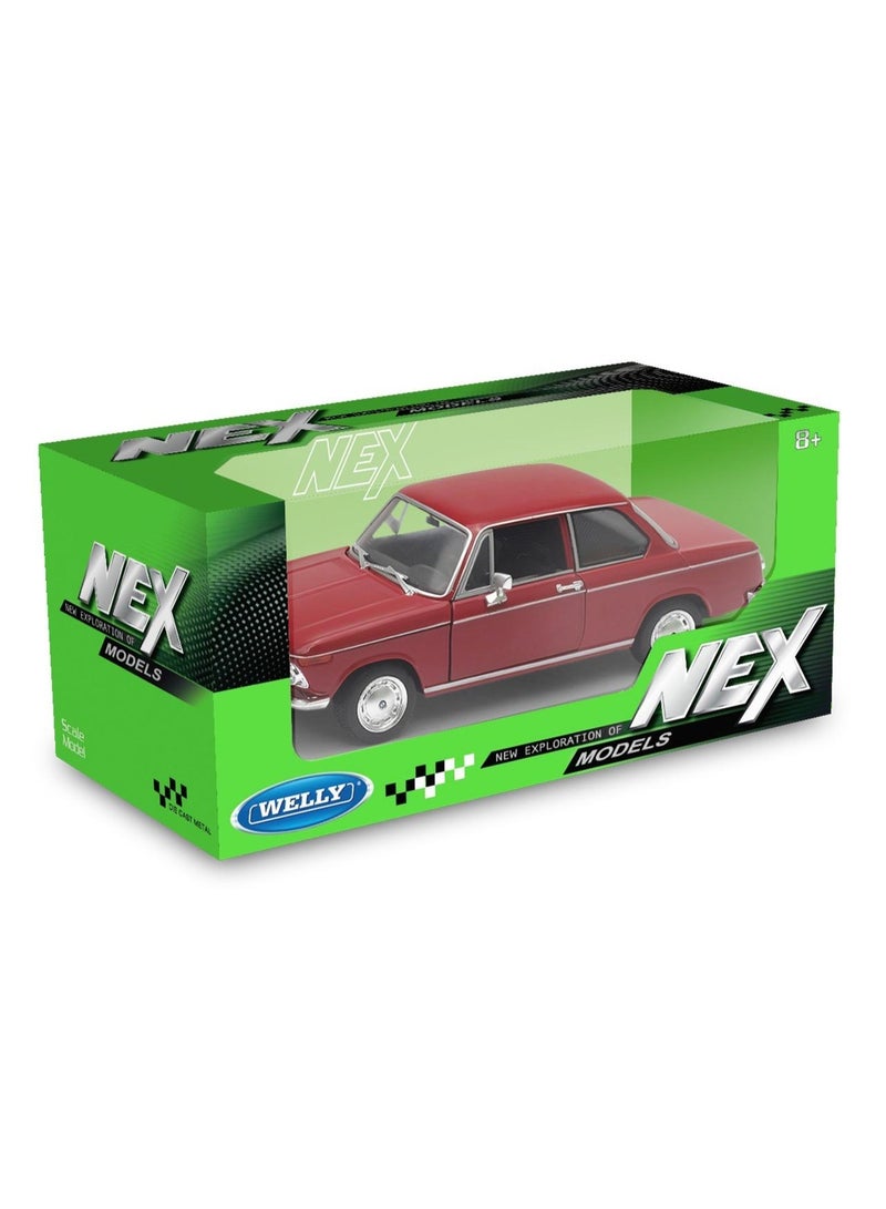 Welly Classic BMW 2002 Ti 1968 Die-Cast Model Car 1:24 Scale – Red - Image 5