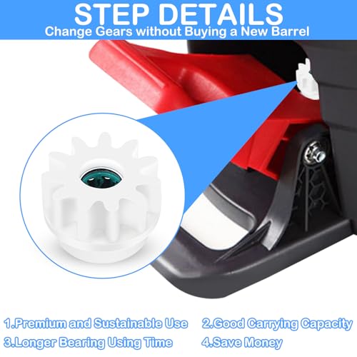 CANIPHA 4Pcs Spin Mop Replacement Parts, Spin Mop Bucket Clutch Bearing Gear Sprockets Replacement Compatible with Ocedar, One Way Bearing Sprockets Pedal Repair Replacement for Vileda and More Rotation Mop - Image 5