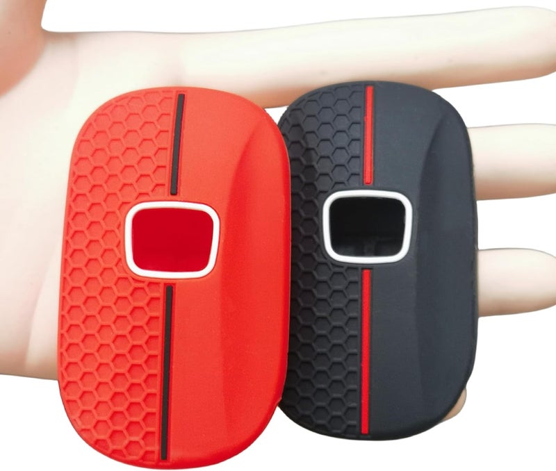 RUNZUIE Silicone Key Fob Cover Set for Honda - Image 3