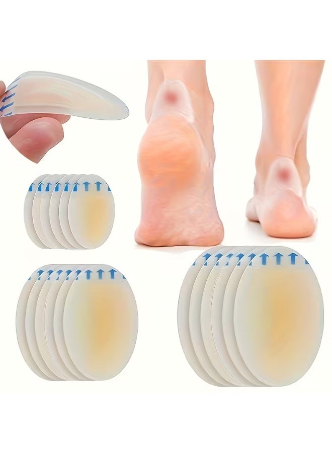 10pcs Transparent Gel Anti-Blister Pads | Waterproof Heel & Toe Protectors for Foot Pain Relief - Image 3
