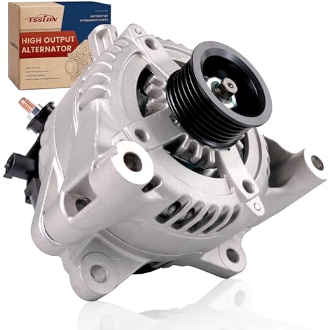 TSSLIIN High Output Alternator for-Jeep Wrangler 2012 2013 2014 2015 2016 2017 2018, Wrangler JK 2018 V6 3.6L 160Amp 12V CW 6-Groove Pulley, Replacement Auto OE 421000-0810 11584N - Image 1