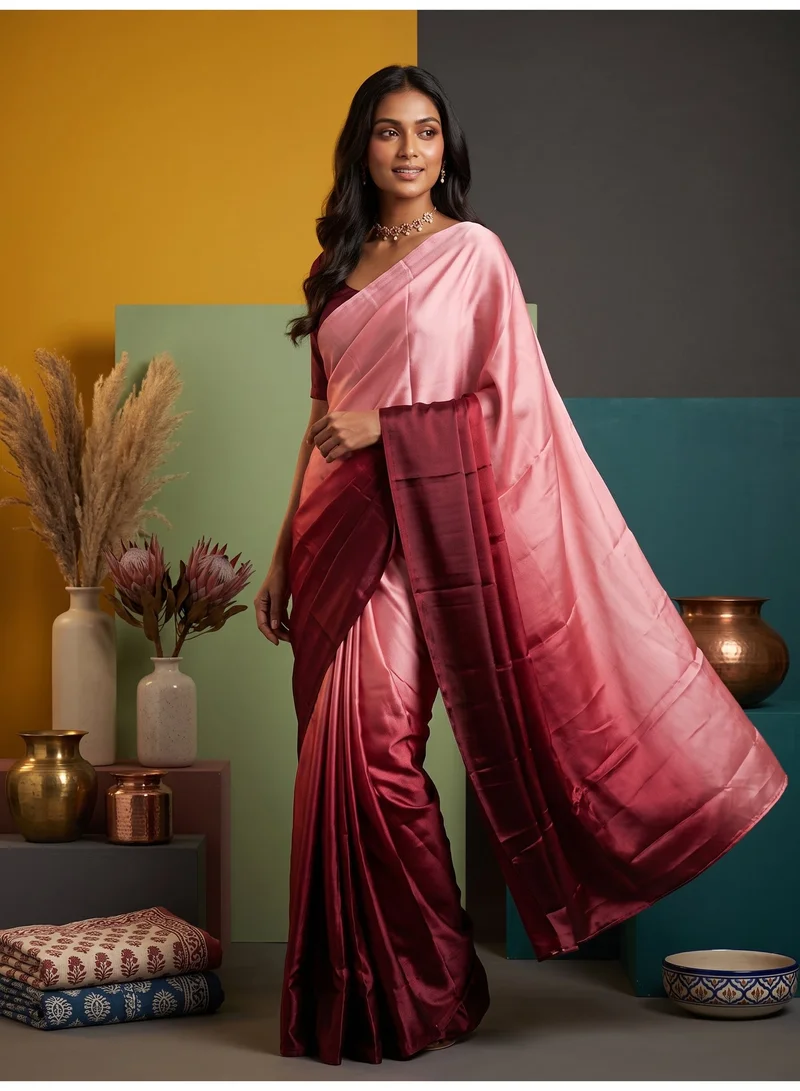 Champa Pre Draped Saree with Unstitched Blouse Material