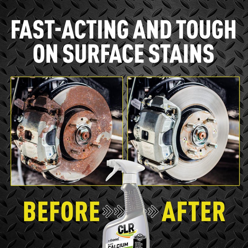 CLR رذاذ مزيل الكالسيوم والليمون والصدأ من CLR Brands للسيارات، 22 أونصة، رذاذ تنظيف لأسطح متعددة، معتمد من EPA كخيار أكثر أمانًا، منظف خالي من الأمونيا والفوسفات والمبيض - Image 5