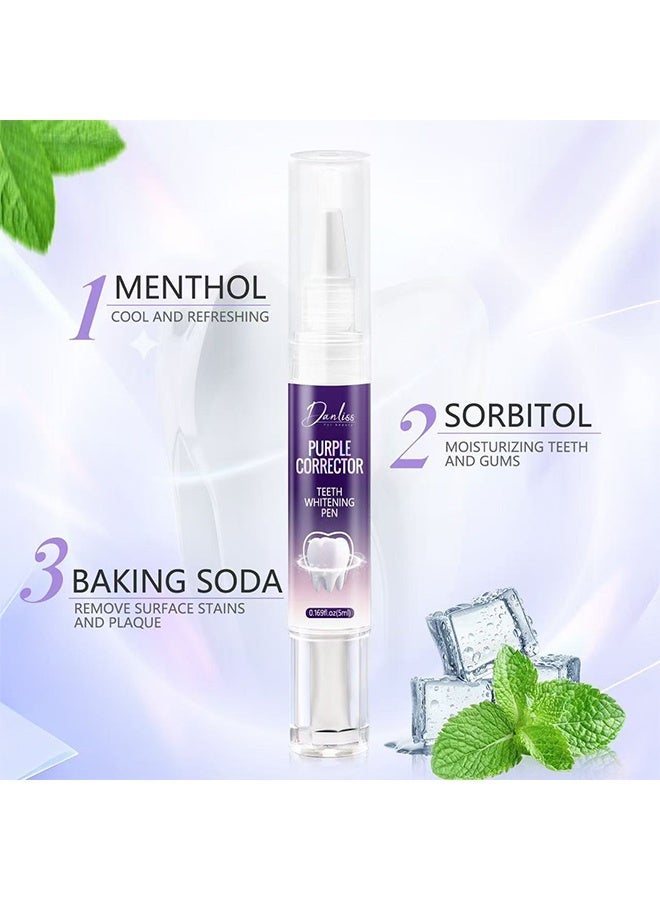 danliss Tooth Cleaning Pen - Teeth Whitening Pen, Purple Corrector, Lightens, Removes Stain, Safe on Tooth, Improves the Appearance of Teeth, Enjoy the Most Beautiful Smile Motivation - Image 5