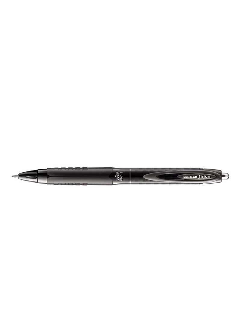 Uniball 3-Piece Signo Retractable Gel Pen 0.7mm Tip Black Ink  - Image 2