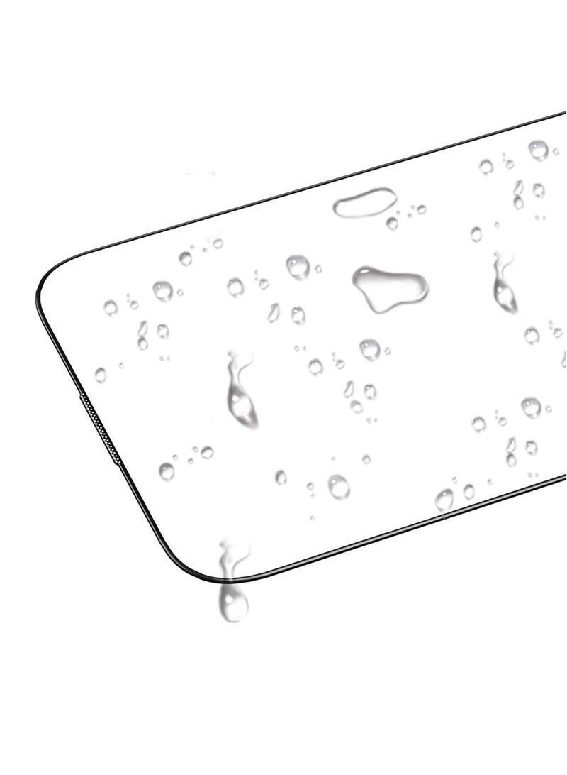 Green Lion 9H Steve HD Glass Protector for iPhone 15 Pro - Black Edge/Clear - Image 3