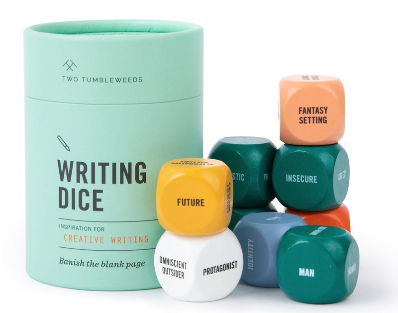 Two Tumbleweeds Writing Dice Set of 9 for Story Inspiration for Writers to Overcome Creative Block Thoughtful Writer Gifts for Authors and Aspiring Novelists - Image 2