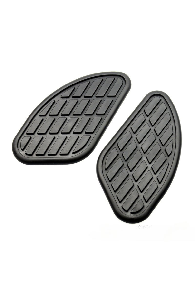 إيروريكس ملصقان مطاطيان لحماية خزان وقود دراجة نارية كلاسيكية سوداء اللون، قطعتان، بتصميم كافيه ريسر، لحماية الركبة.