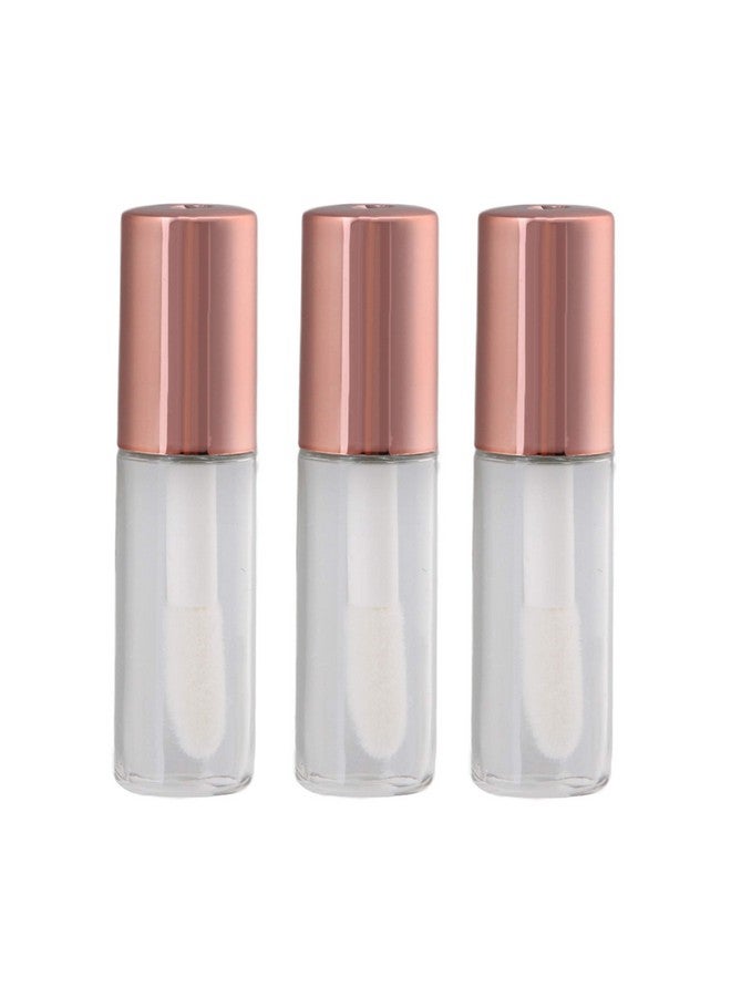 BQLZR Rose Gold Lip Gloss Tubes 1.2Ml Empty Plastic Clear Lip Balm Bottle Container Cosmetic Makeup Tools With Stopper Pack Of 20 - Image 2