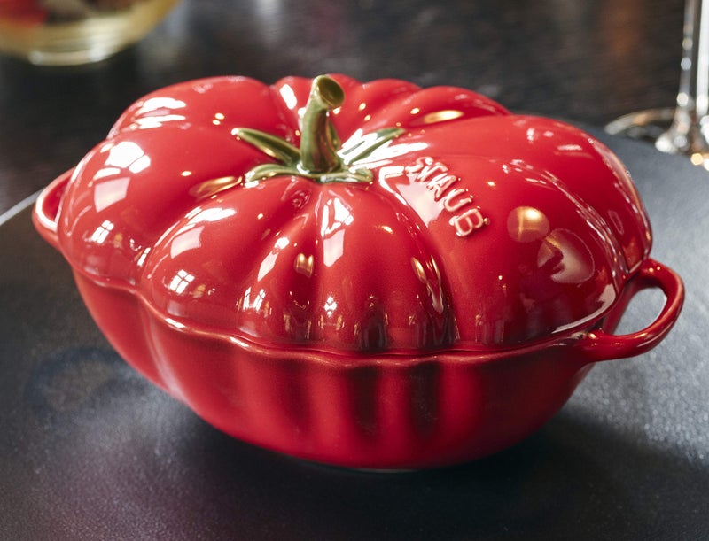 Staub Tomato Casserole 40511-855-0 Enamelled Surface Ceramic - Image 5