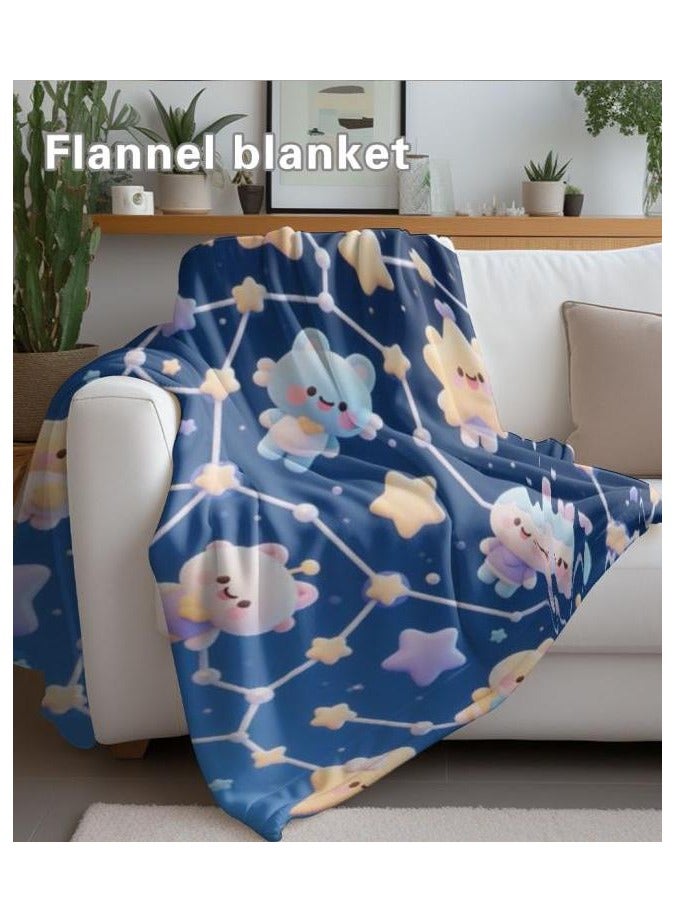 general Flannel thin blanket (warm and comfortable, suitable for sleep, gaming, dust removal and sandproof) 150cm*200cm - 285 - Image 5