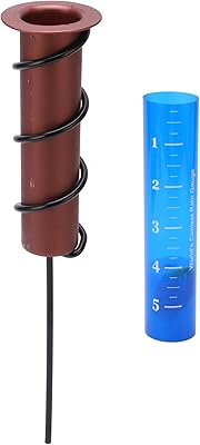 Walfront Walfront Floating Rain Gauge Rain Measurement Tube Ground Mounted Plastic Tube Rain Water Measurement Tube with Scale  - Image 1