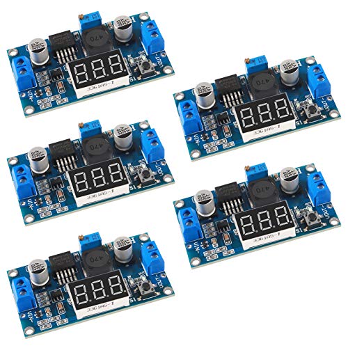 DORHEA 5PCS LM2596HVS DC-DC Step Down 48V Input Adjustable Buck Converter Power Module 3.2-40V Step Down Voltage Switching Regulator Electric Vehicle Power Supply Module - Image 1