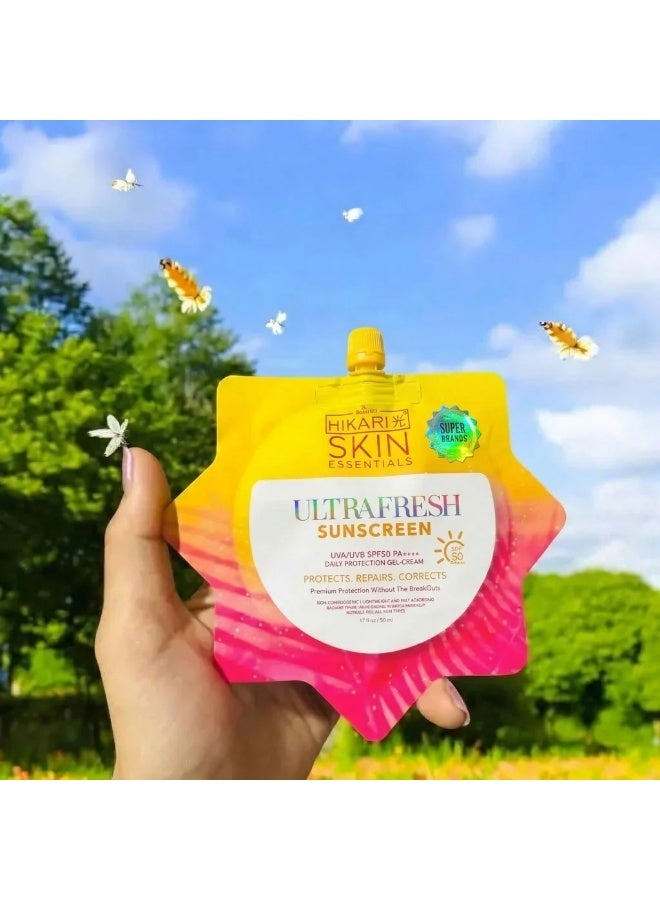 Hikari Glow, Protect & Revive Your Skin skincare routine with powerful protection and refreshing hydration. This duo is ideal for achieving softer, brighter, smoother-looking skin while helping maintain a fresh and radiant appearance from morning through evening. - Image 4