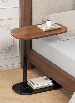 Generic Height free adjustment C Shaped End Table 80cm High, Side Table for Couch Slide Under, C Table Sofa Side End Table for Living Room  - Image 1