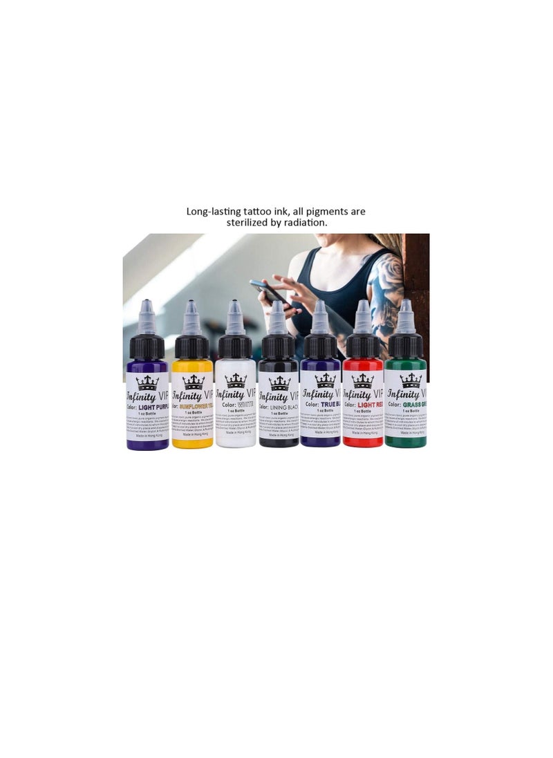Infinity - Tattoo Ink Set Of 7 Colors - Image 1