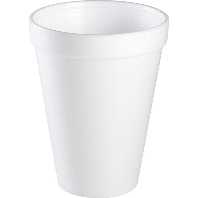 AMZ Empire 12 Ounce Insulated Disposable Coffee Cups Foam Hot Drink Beverage Coffee To Go 50Case With Lids