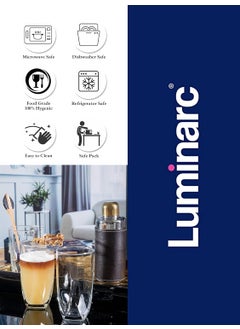 Luminarc Luminarc Glass Eiffel HB Tumbler (Set of 6pcs) 350ml LM-Q0168  - Image 4