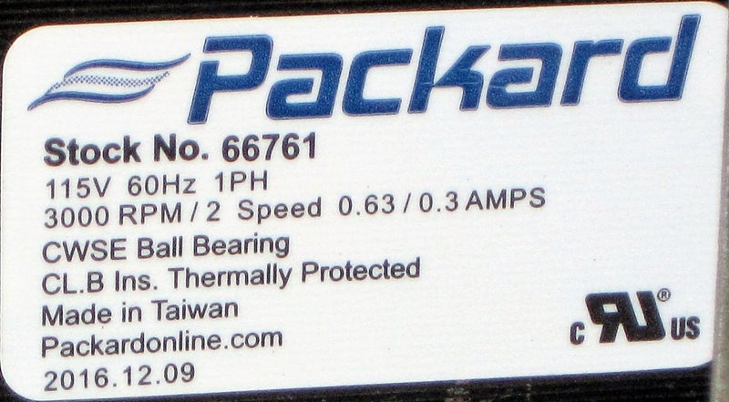 Packard Draft Inducer Fan Furnace Blower Motor for Carrier 326628-761 - Image 5