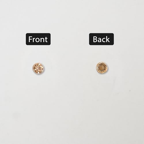 Embroiderymaterial Flat Back Sew On Kundan Stones/Rhinestones/Beads for Craft Work, Embroidery Work, Jewellery Work, Aari Work, Maggam Work etc in raised setting (50 Pieces, 9MM, Round Shape, Light Color) - Image 4