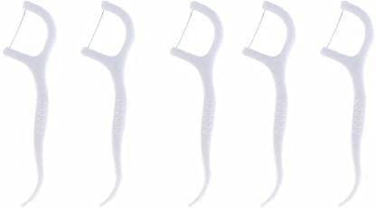 ZOLDYCK 3 in 1 Dental Floss Stick/Oral Care/Tooth Pick with Tongue Cleaner for Fresh Breath and Healthy Gums Oral Care (50 pcs) - Image 3
