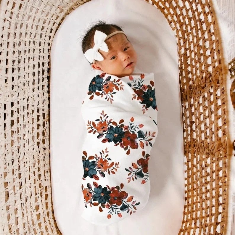 Y&D Swaddlers Baby Swaddle Blanket Wrap Set - Newborn Receiving Blanket with Hat - Infant Sleeping Sack for 0-3 Months - Image 2