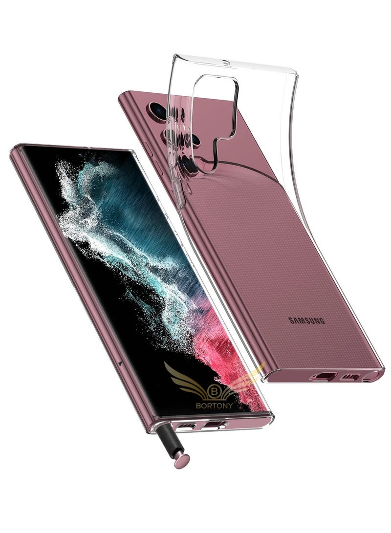 BORTONY TPU Protective Case Cover For Samsung Galaxy S22 Ultra - Image 1