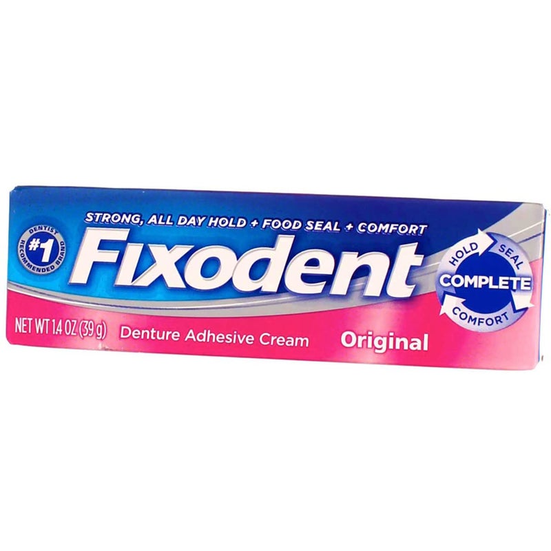 Fixodent Denture Adhesive Cream Original 1.40 oz (Pack of 2) - Image 1