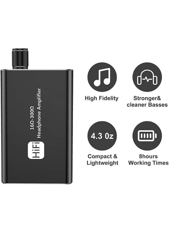 MOXO Headphs Amplifier Portable Earphs Amplifier 3.5mm Aux Port for Smartph Tablet MP3 Music Player  - Image 2