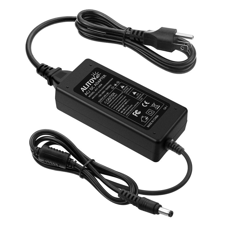 ALITOVE محول الطاقة ALITOVE 24V 4A 96W AC/DC 100-240V إلى DC 24 فولت محول 4 أمبير 3.75A 3.5A 3.3A 3.2A محول 5.5x2.5mm لشريط LED AMS-2-Pro كاميرا CCTV شاشة LCD كرسي مساج - Image 1