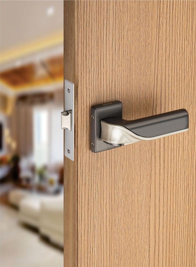 SARDAR Magna Black Finish Door Lock for Main Door/Mortise Set/3 Brass Keys/Bedroom/Handle for Home/Office/Hotel (for Bathroom No Keys) - Image 1