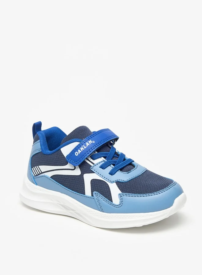 Oaklan by Shoexpress Panelled Sports Shoes with Hook and Loop Closure
