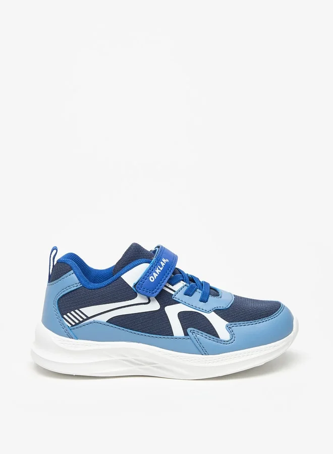 Oaklan by Shoexpress Panelled Sports Shoes with Hook and Loop Closure