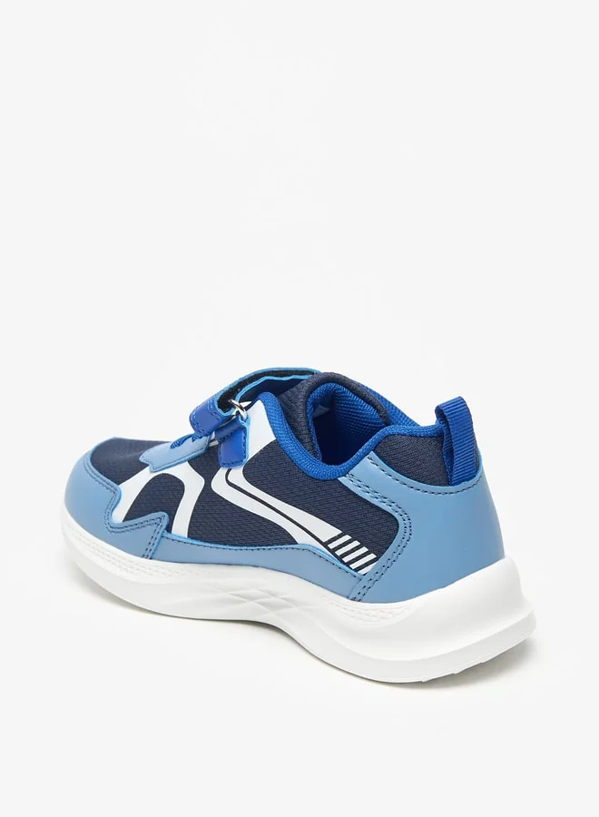 Oaklan by Shoexpress Panelled Sports Shoes with Hook and Loop Closure