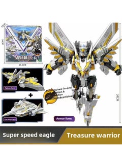 Topo Warrior Galaxy Detective Sonic Thunder Skyshatter Fortitude God Of War Star Wars King Liuhe Body Deformation Boy Toy-Color: 7732 Two-in-one  Three Forms