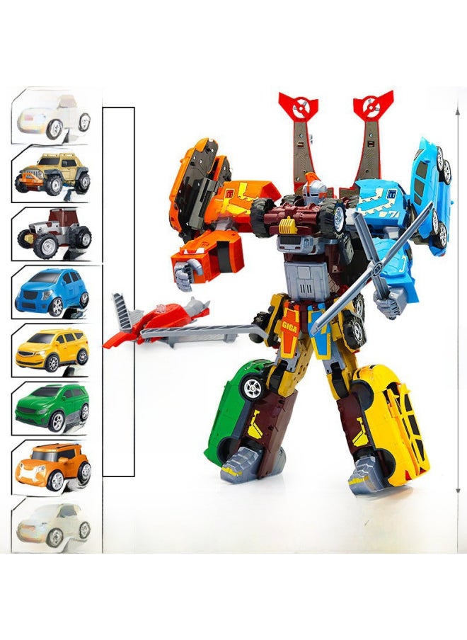 Generic - Topo Warrior Galaxy Detective Sonic Thunder Skyshatter Fortitude God Of War Star Wars King Liuhe Body Deformation Boy Toy-Color: 7732 Two-in-one  Three Forms - Image 1