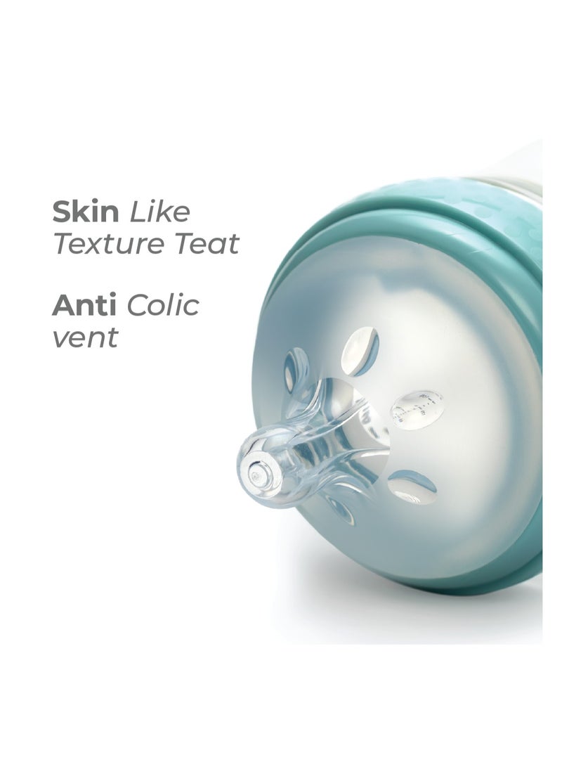 Nurtur-Wide Neck Silicone 3 Flow Rate Teats - X Cut-Clear BPA Free, Anti-choking, Wide Diameter, Super Soft - Image 2