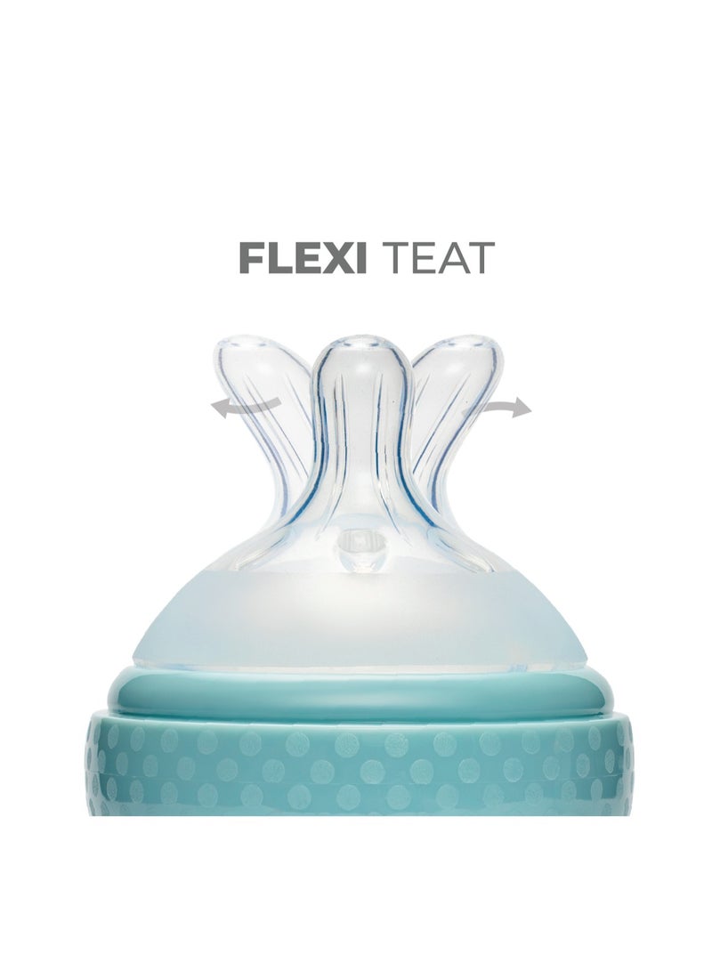 Nurtur-Wide Neck Silicone 3 Flow Rate Teats - X Cut-Clear BPA Free, Anti-choking, Wide Diameter, Super Soft - Image 3