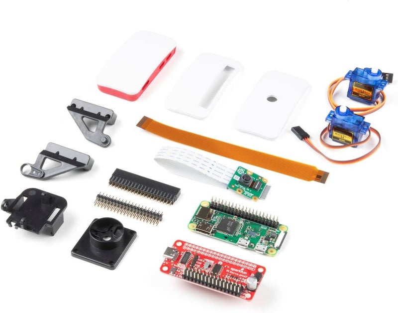 Spark Fun Raspberry Pi Zero W Camera Kit - Includes All The Pieces You Need to Assemble and Program IoT Raspberry Pi Zero Camera - Image 1