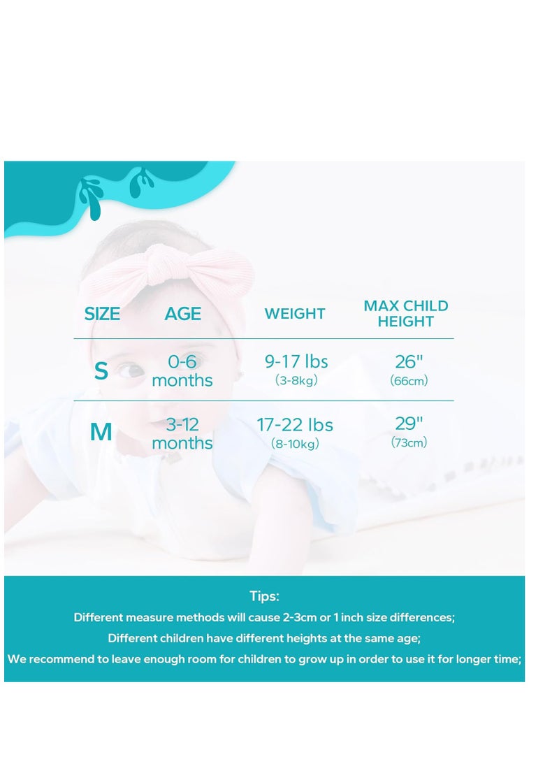 SYOSI - Baby Swaddle Wearable Blanket 3-Way Adjustable Transtion Sleep Sack 100% Cotton Swaddle Wrap with Beanie Cap Infant Cotton Swaddle for Newborn Infant Boy Girl 0-6 Months - Image 1