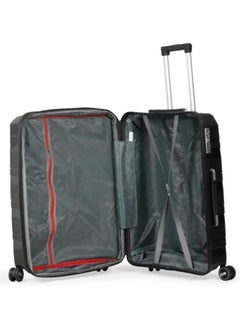 Polycarbonate Cabin Luggage Set with 8 Spinner Wheels and TSA Lock 2 Pieces - Black - pzsku/Z3D45D7F601473CDC0A6DZ/45/_/1740485057/5f7f1a89-572d-46a3-88f4-05cbaad9f60a