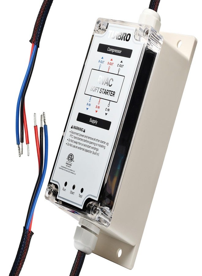 TURBRO RV AC Soft Start Kit for Smooth Startup Under Low-Power Condition, 6-Wire Installation, Protects Compressor and Other Appliances in Vehicles, 3 Indicator Lights, AC 100-240 V/60 Hz, S15 Plus - Image 2