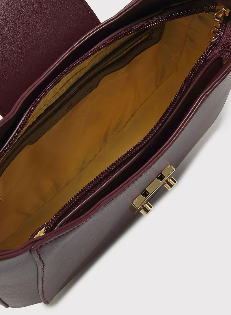 Beverly Hills Top Handle Crossbody Bag